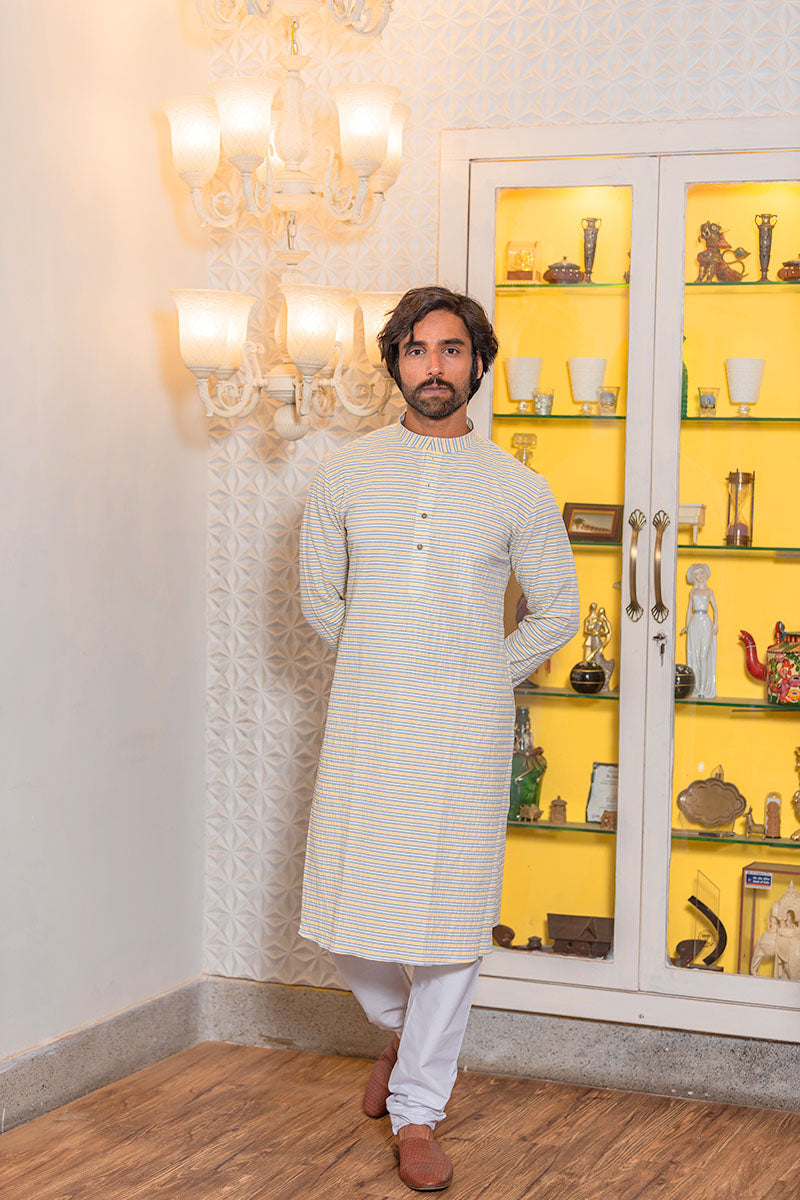 Cotton Kurtas for Summers Light yellow