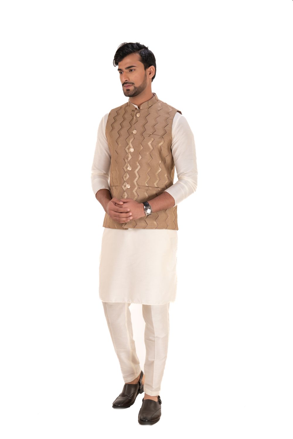 Zig Zag Pattern Nehru Jackets
