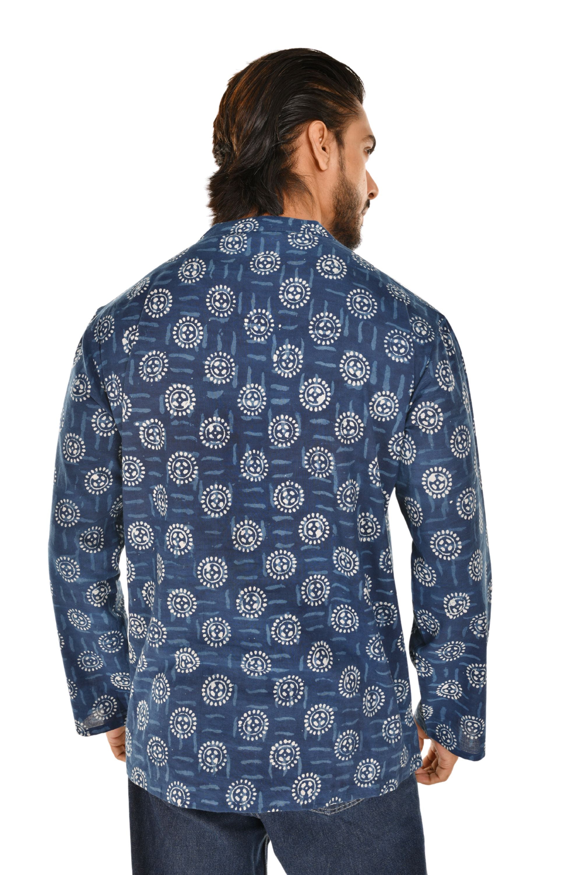 Indigo Short Kurta for Men