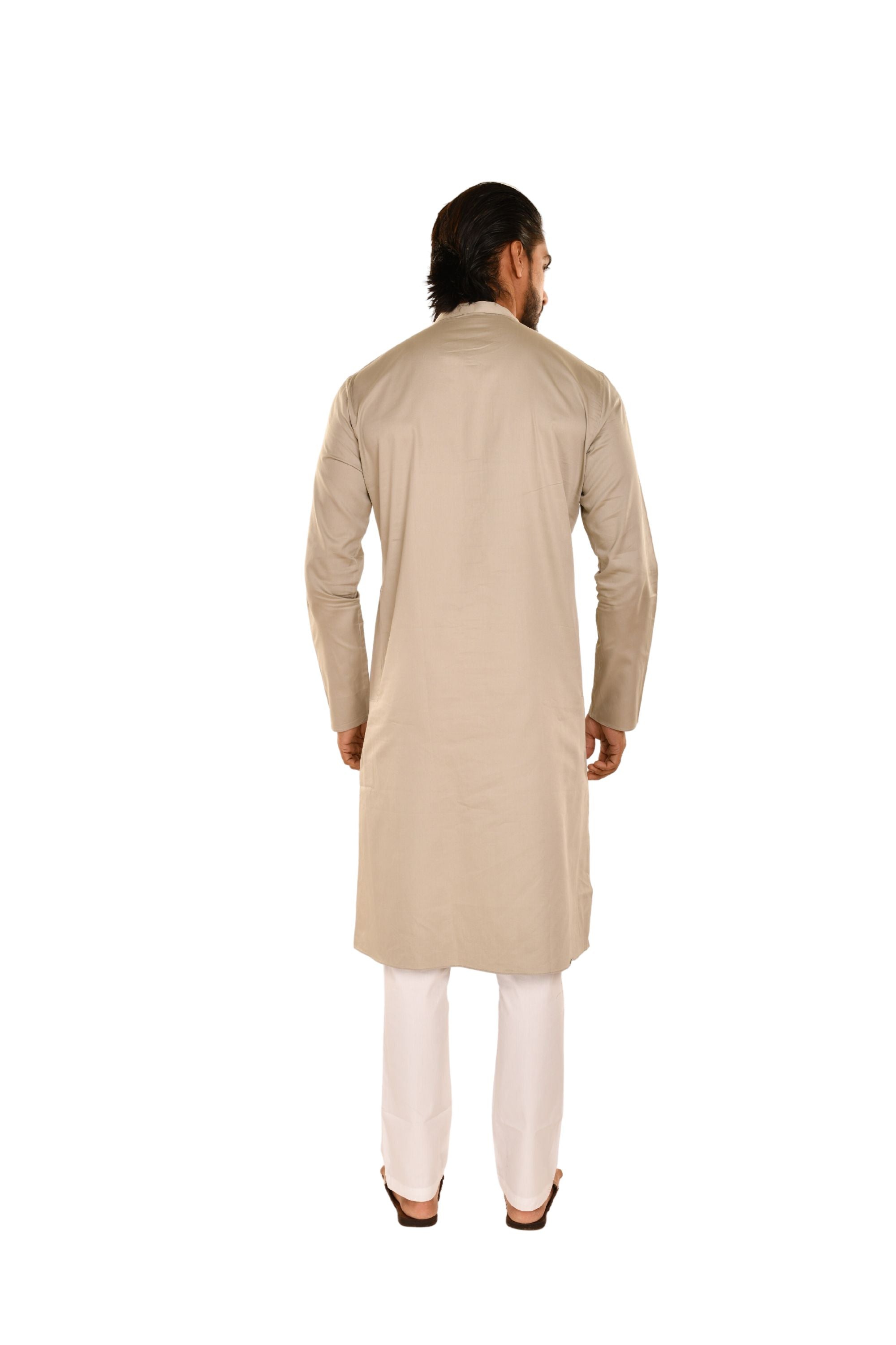 Cotton Comfort Fit Long Kurta