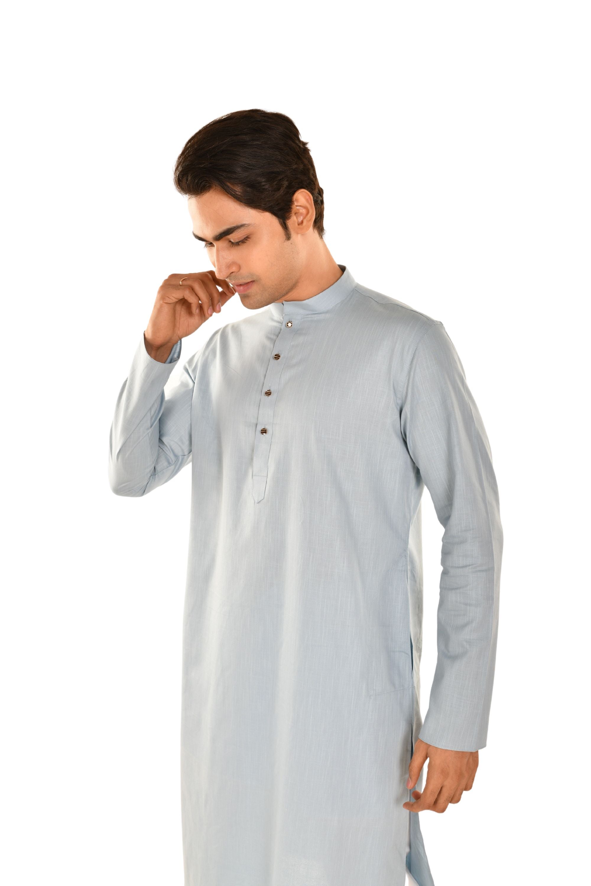 Criss Crossed Striped Kurta