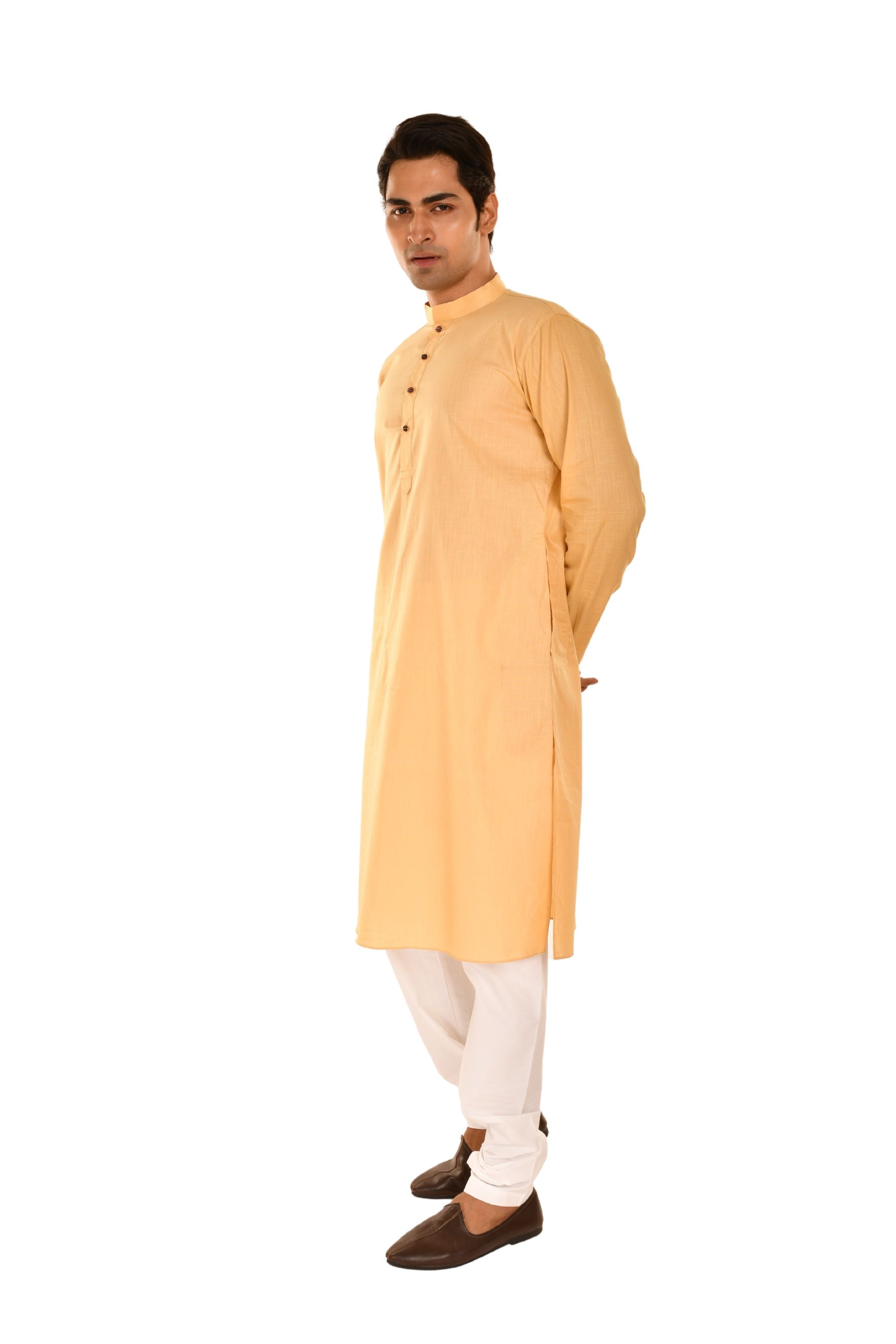 Criss Crossed Striped Kurta