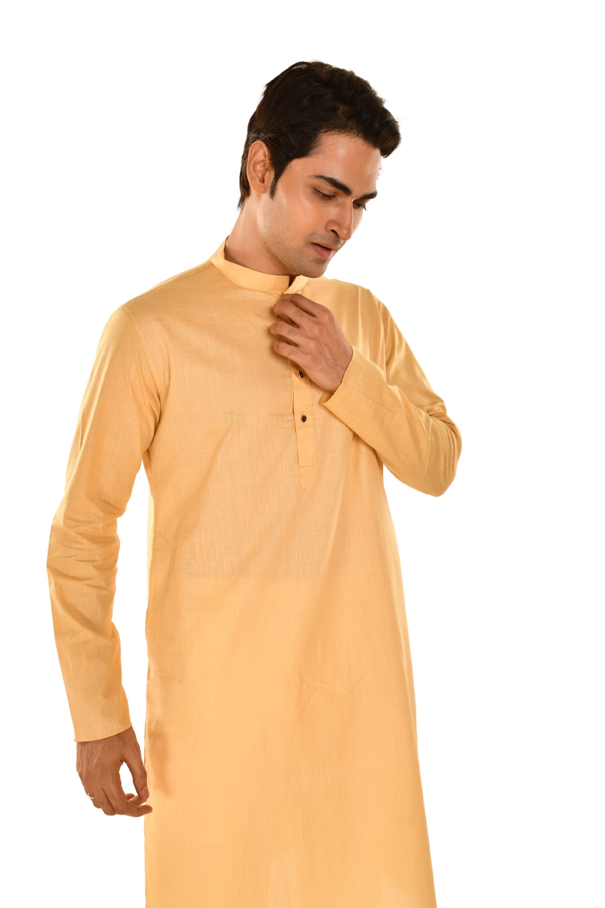 Criss Crossed Striped Kurta