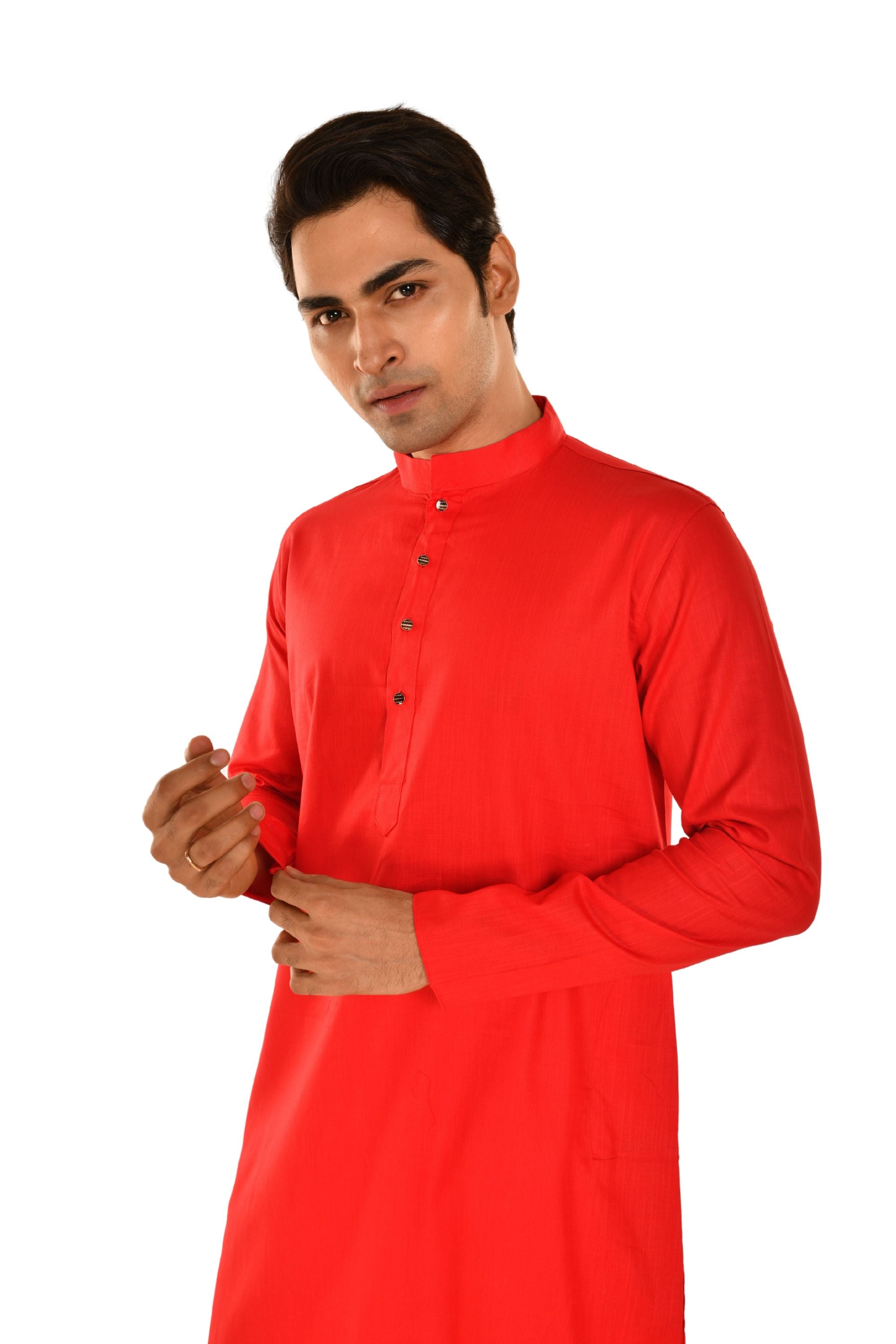 Criss Crossed Striped Kurta