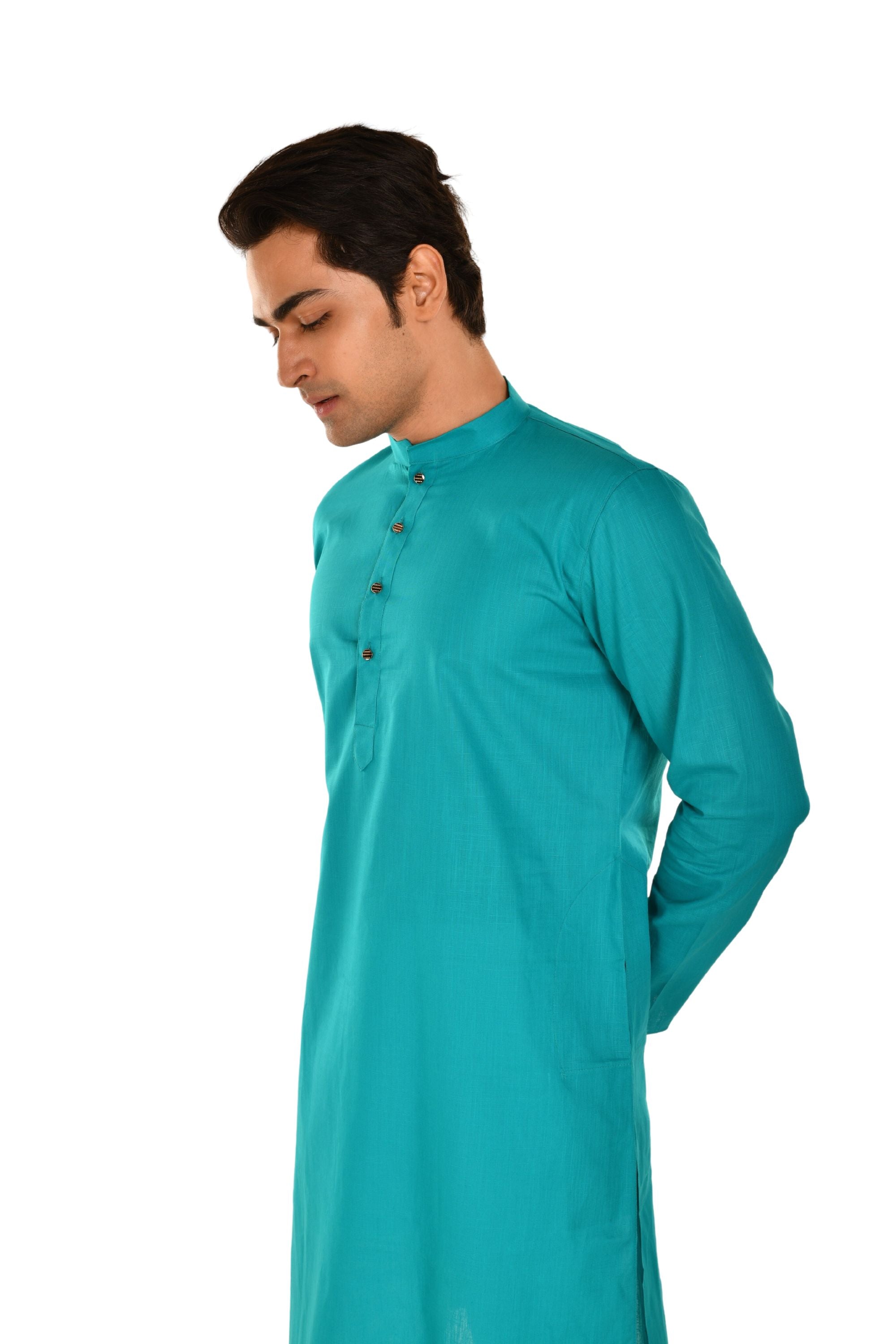 Criss Crossed Striped Kurta