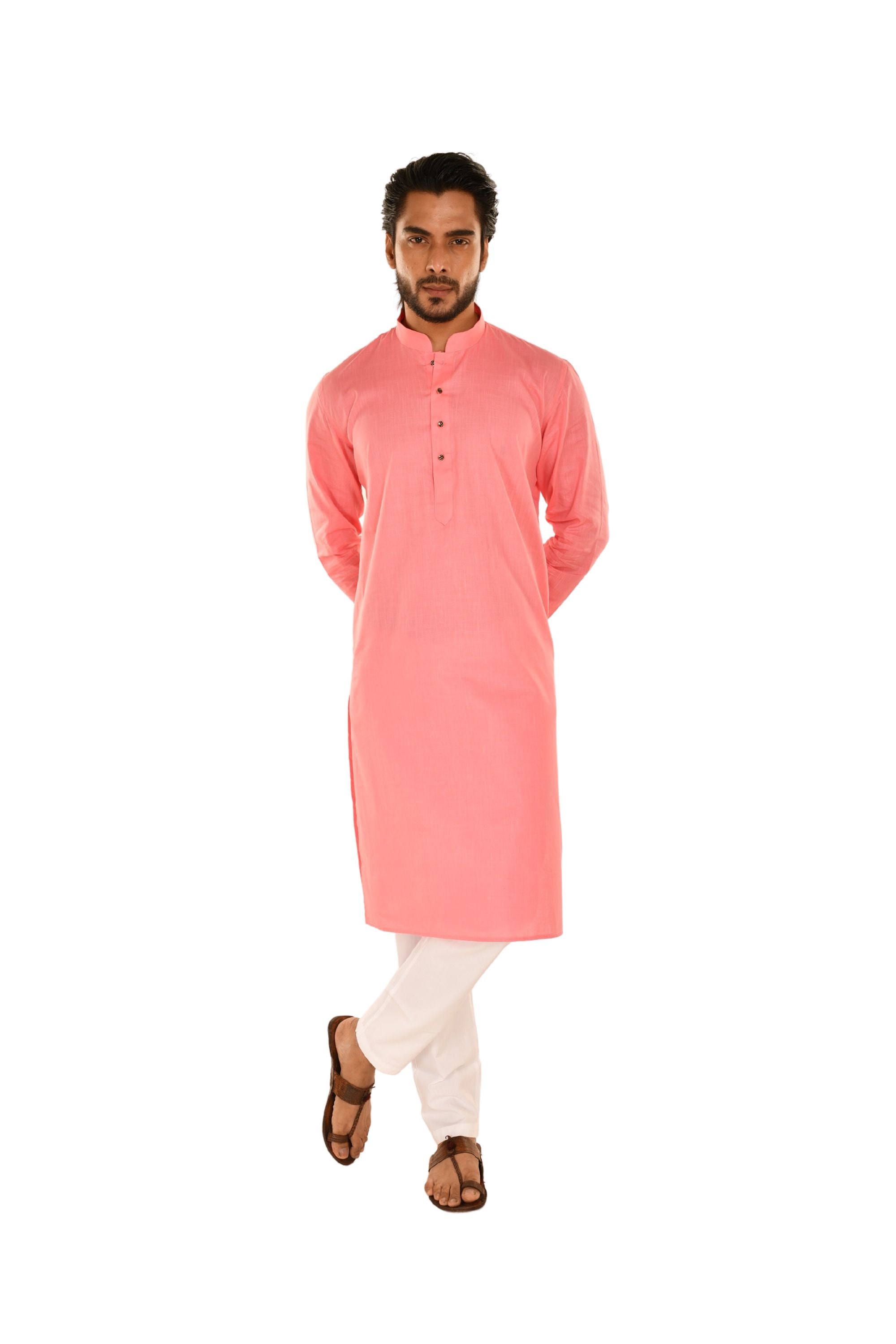Criss Crossed Striped Kurta