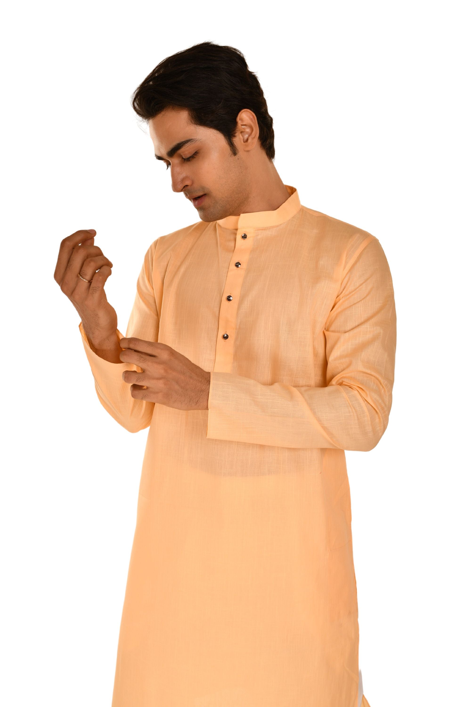 Criss Crossed Striped Kurta