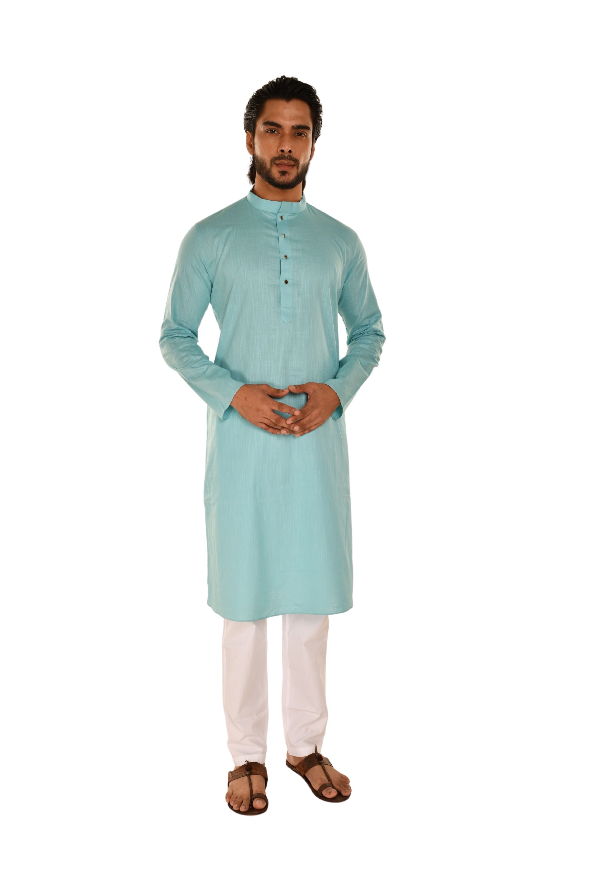 Criss Crossed Striped Kurta