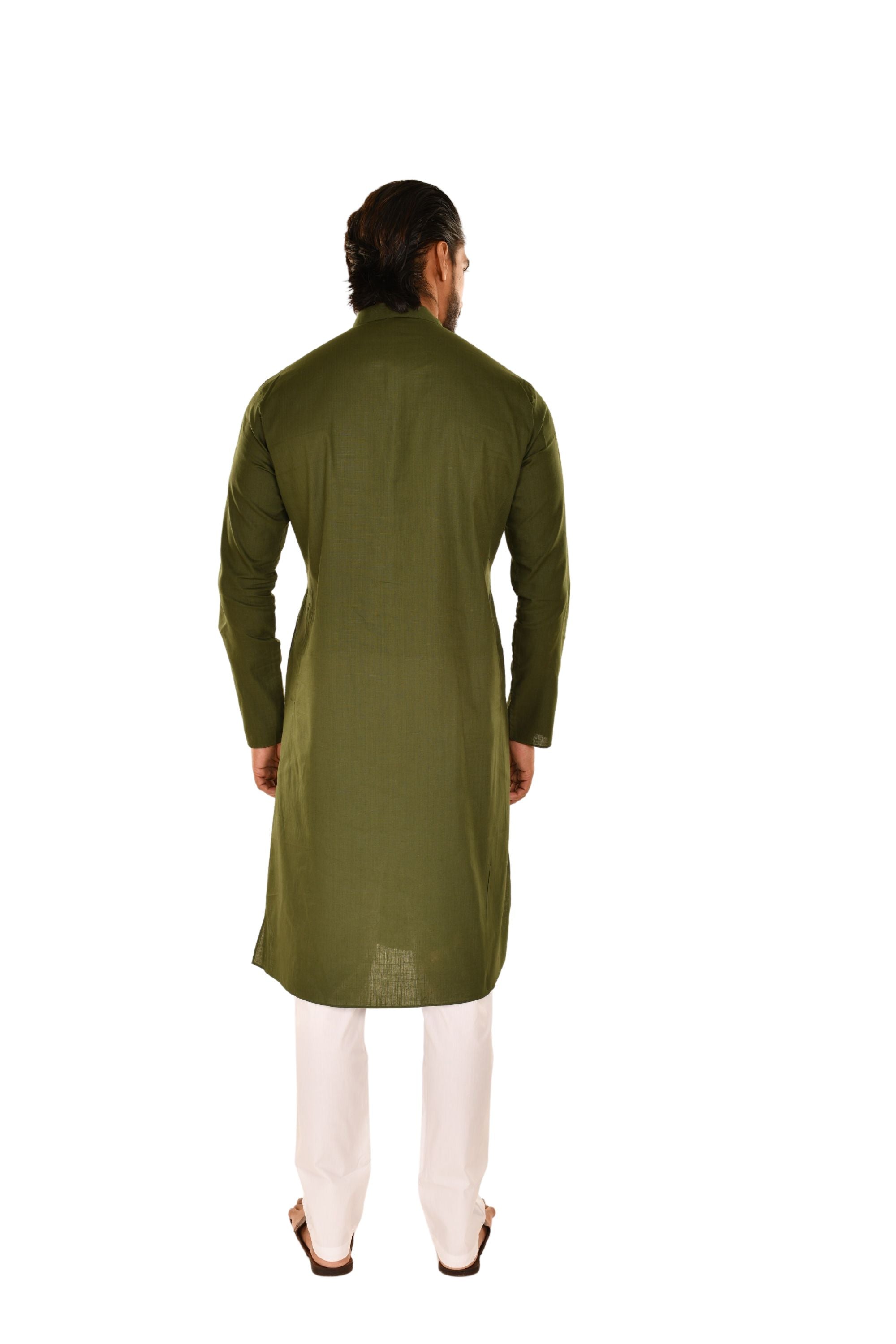 Criss Crossed Striped Kurta