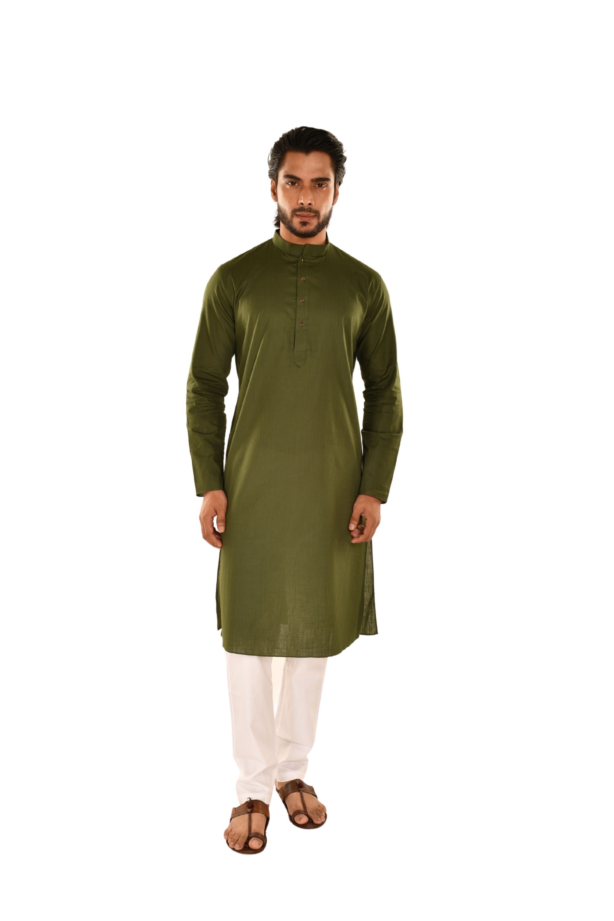 Criss Crossed Striped Kurta