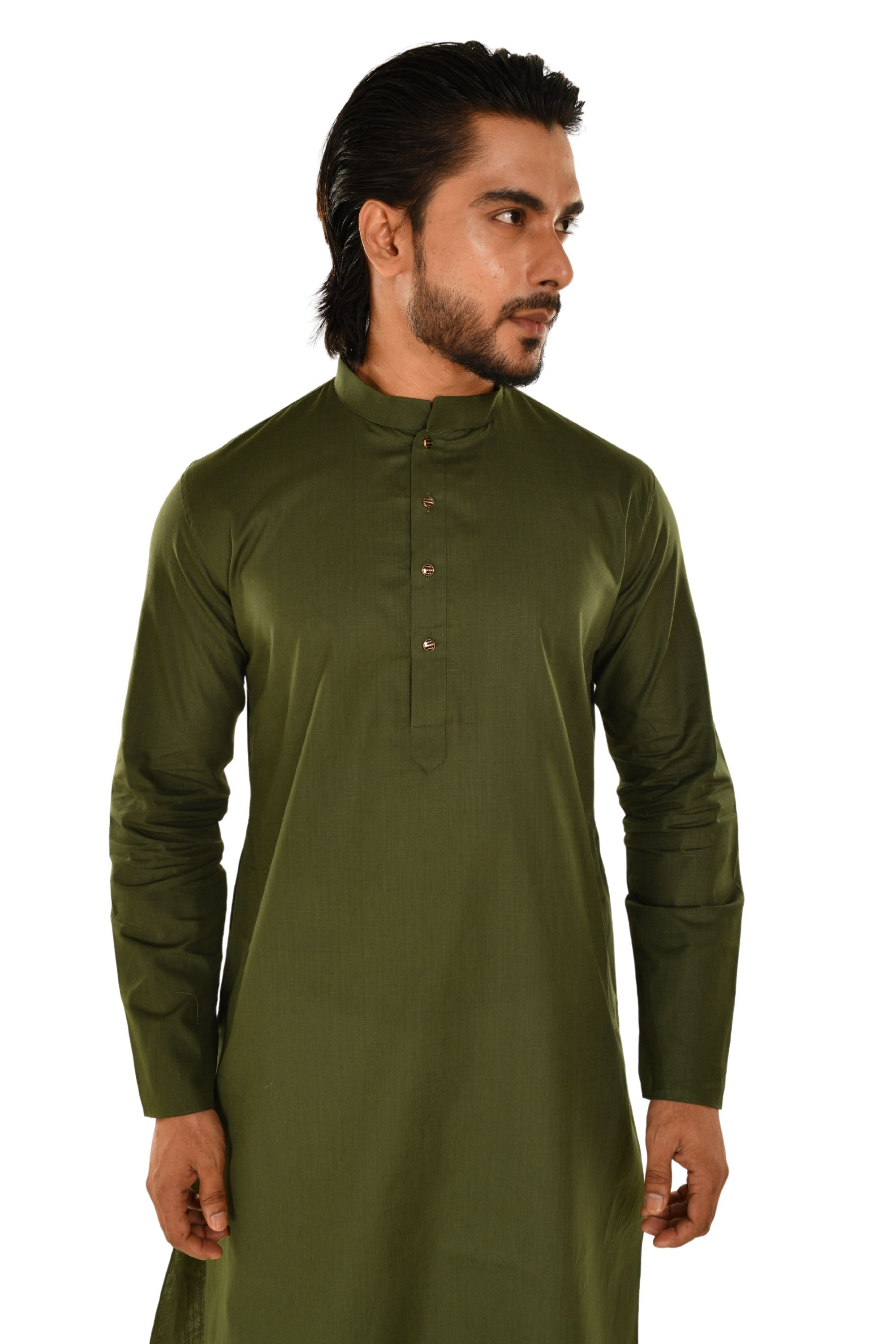 Criss Crossed Striped Kurta