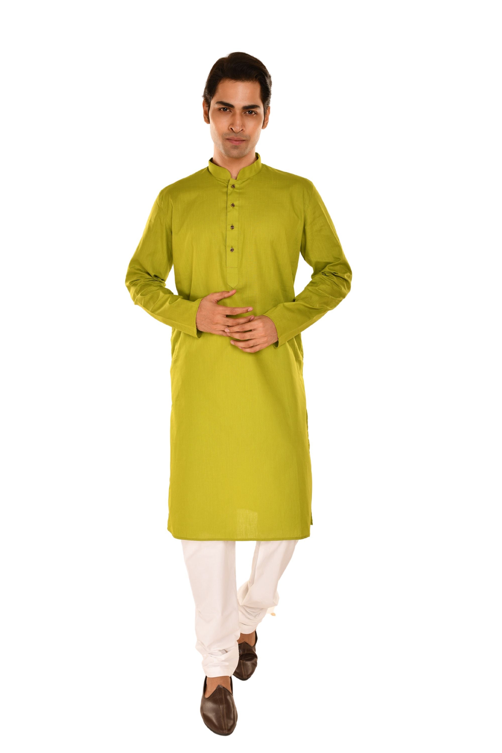 Criss Crossed Striped Kurta