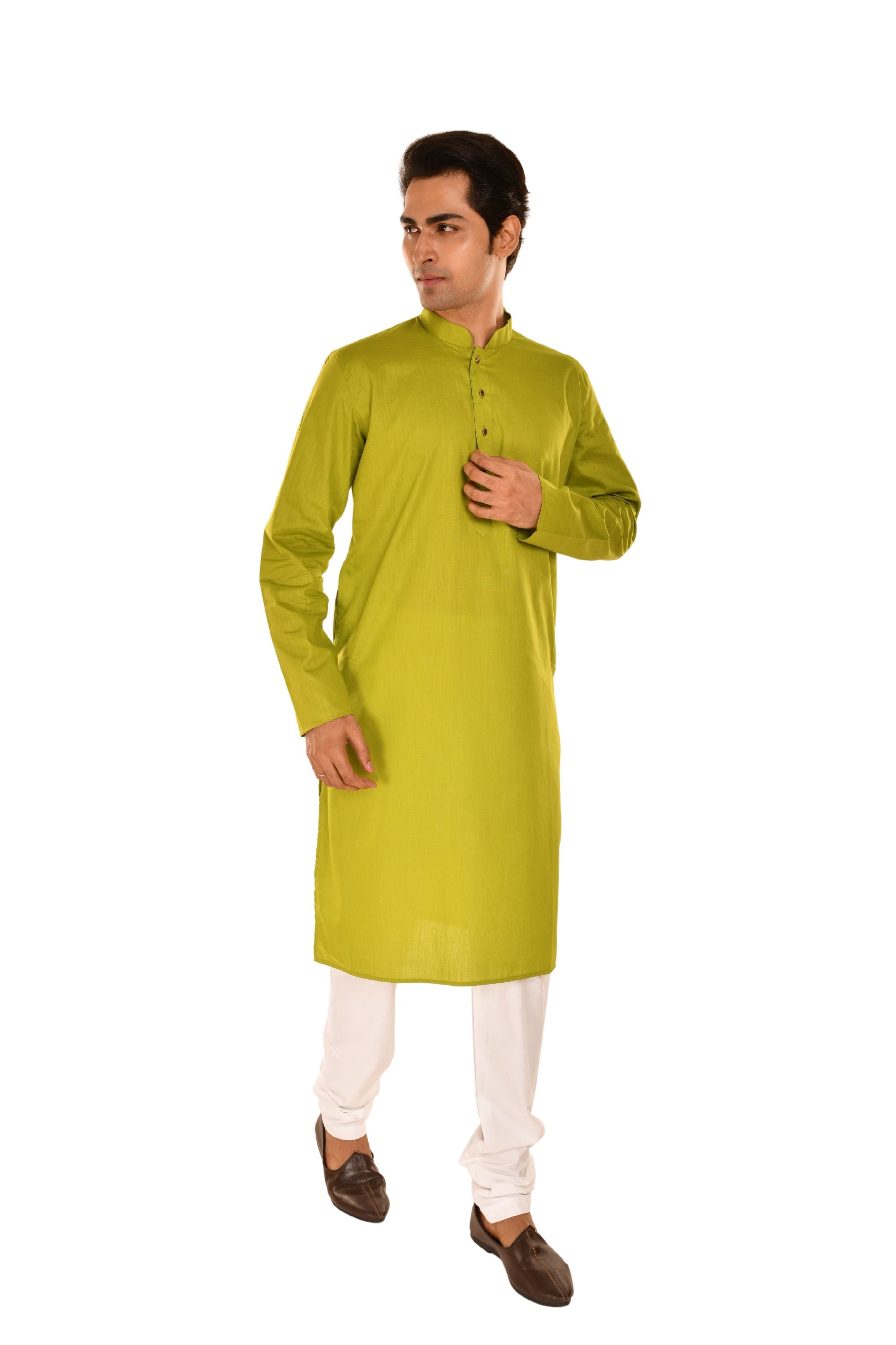 Criss Crossed Striped Kurta