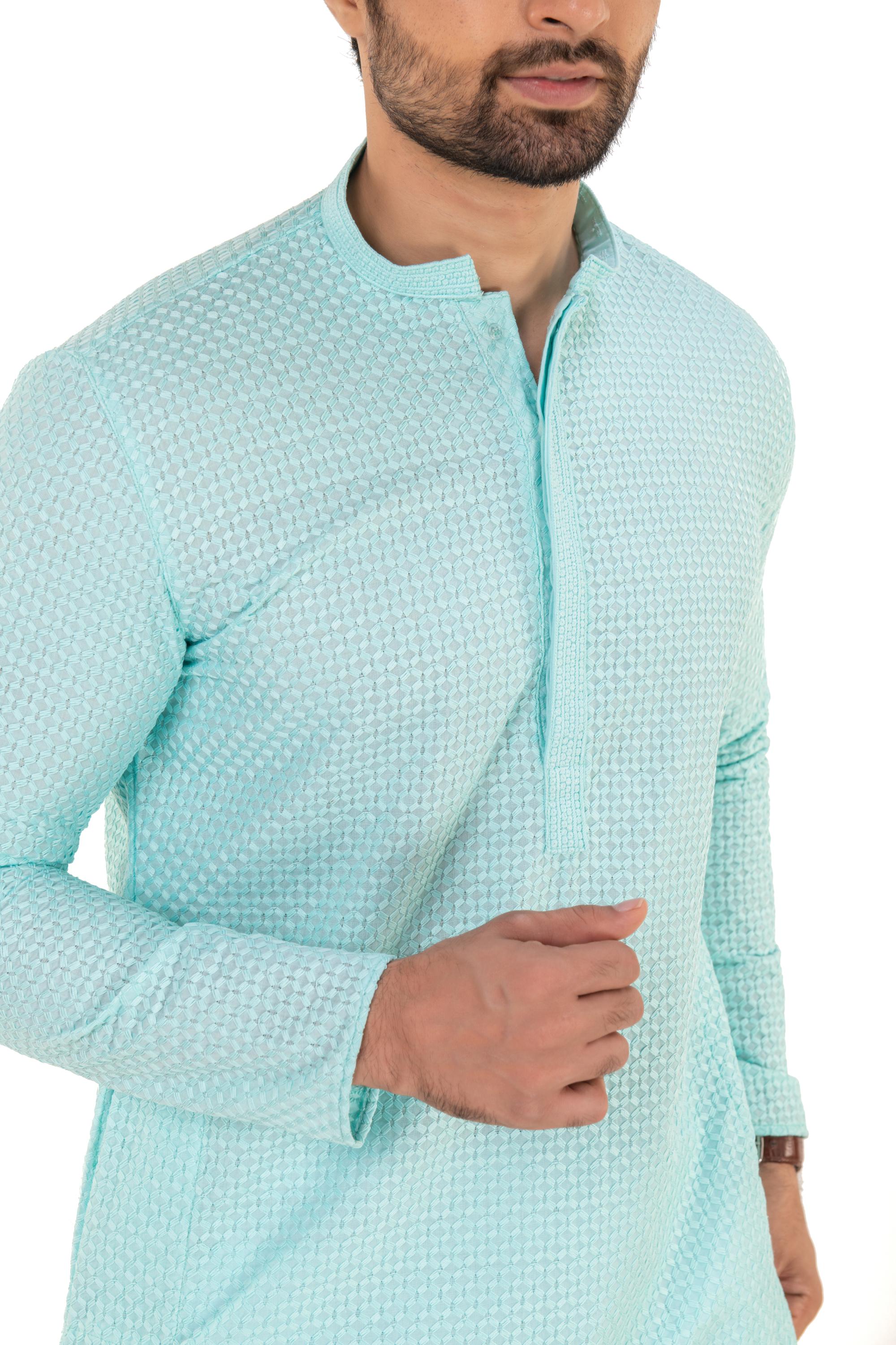 Embroidered Chikankari Kurta