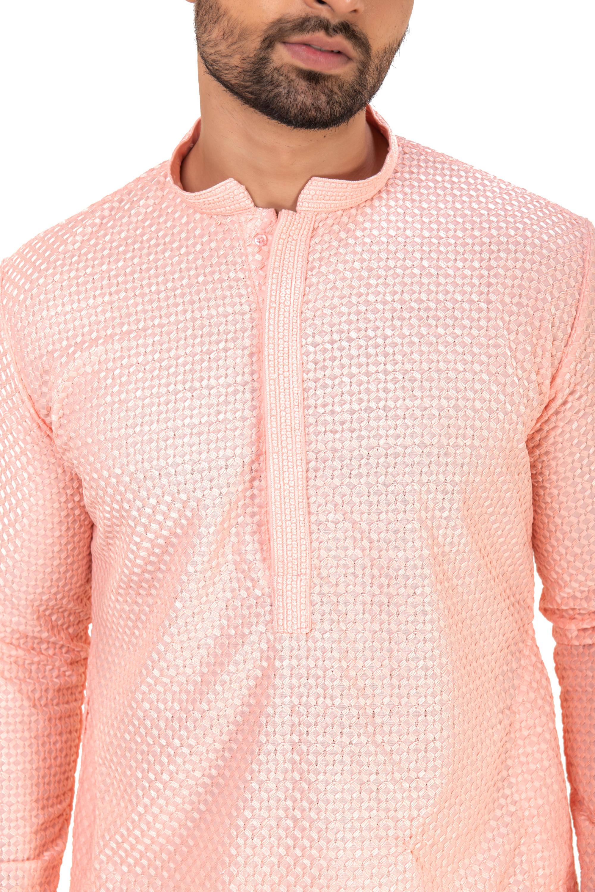 Embroidered Chikankari Kurta