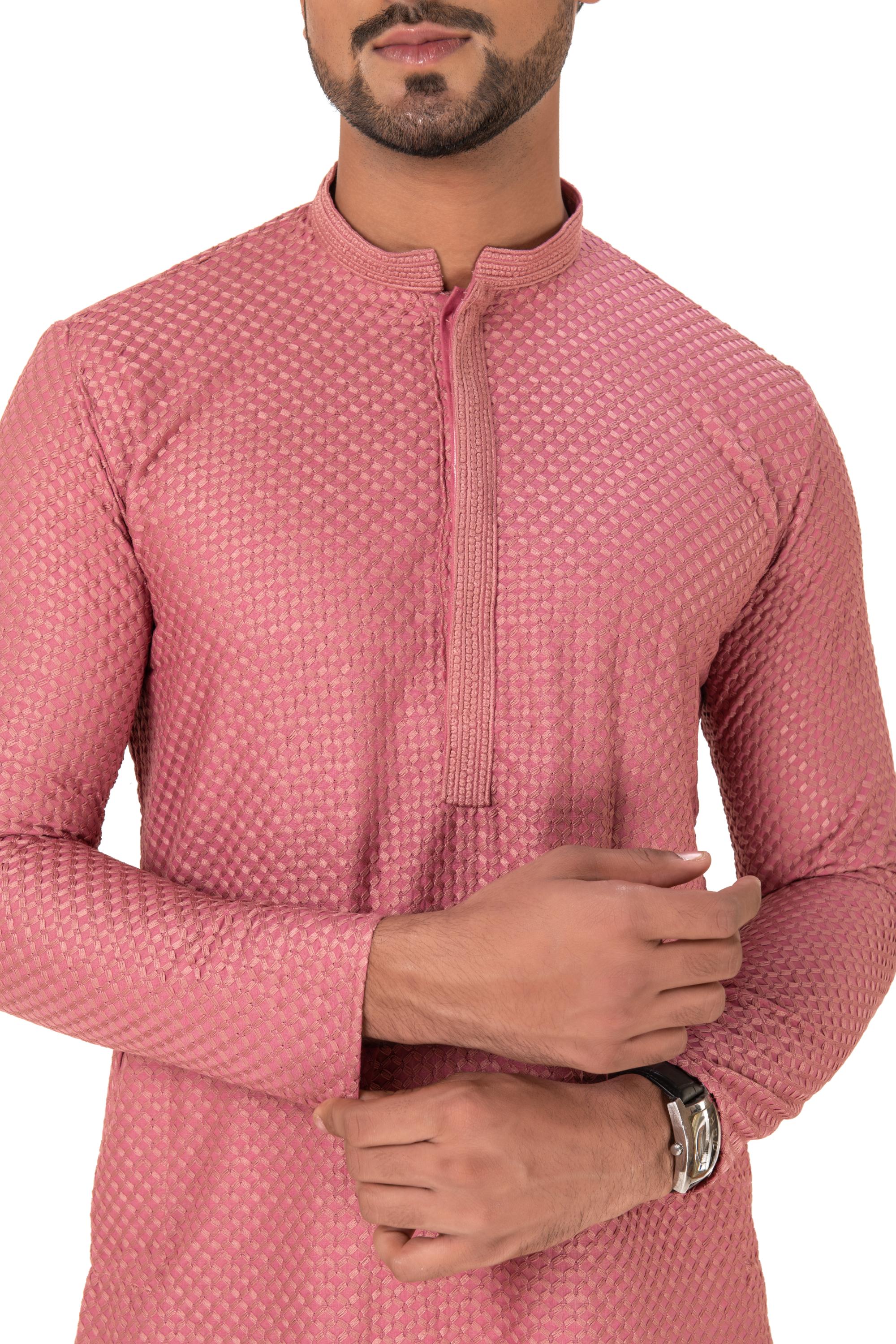 Embroidered Chikankari Kurta