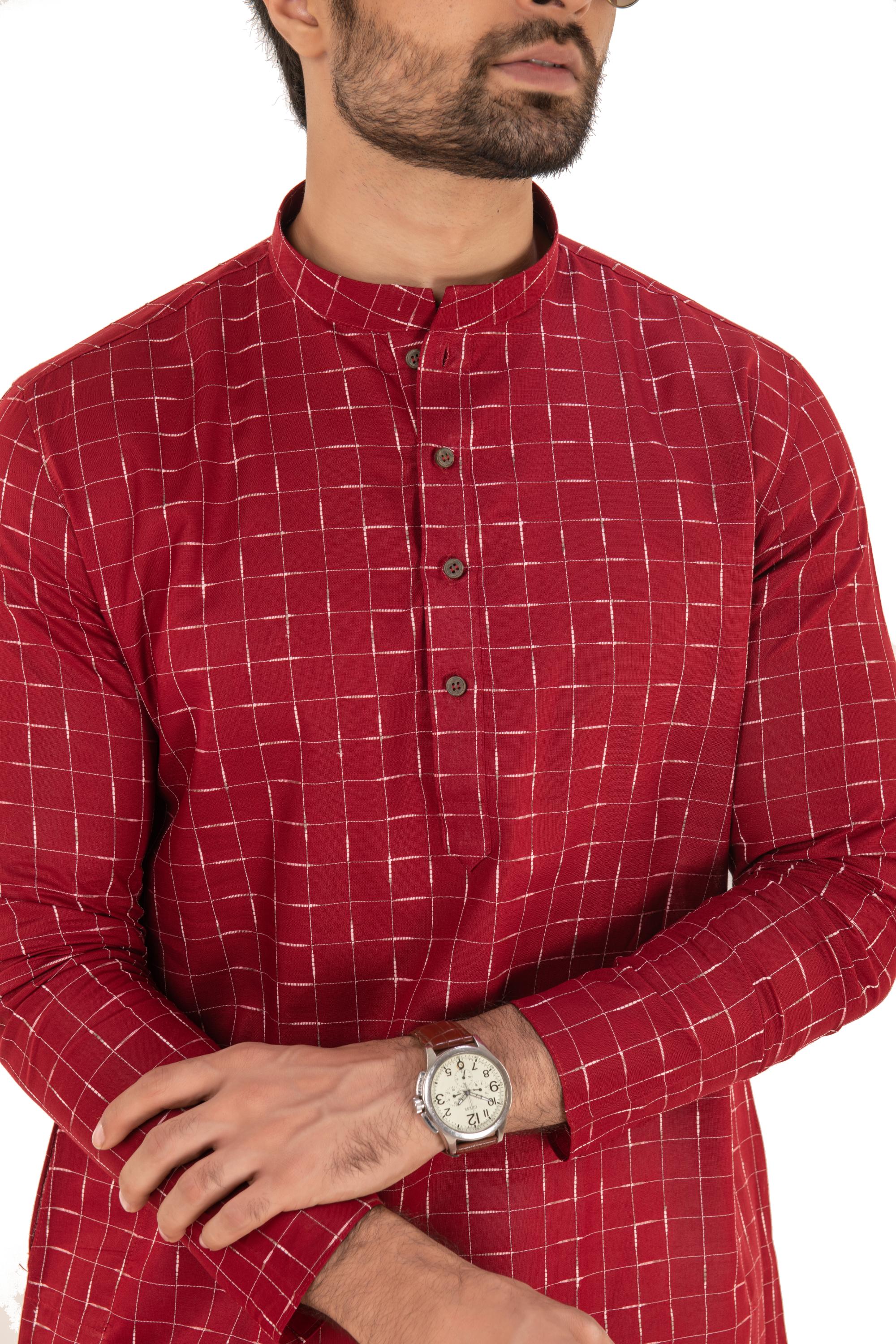 Men's Solid Festive Relaxed Fit Kurta