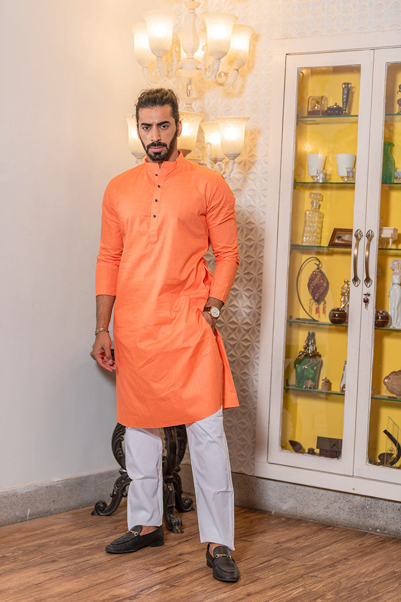 Criss Crossed Striped Kurta