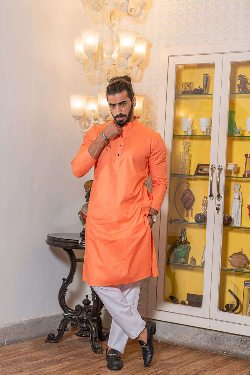 Criss Crossed Striped Kurta