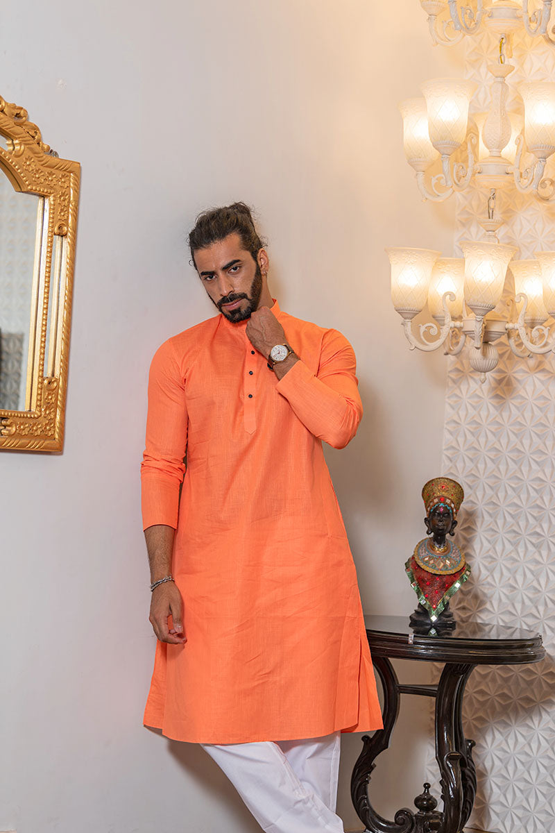 Criss Crossed Striped Kurta