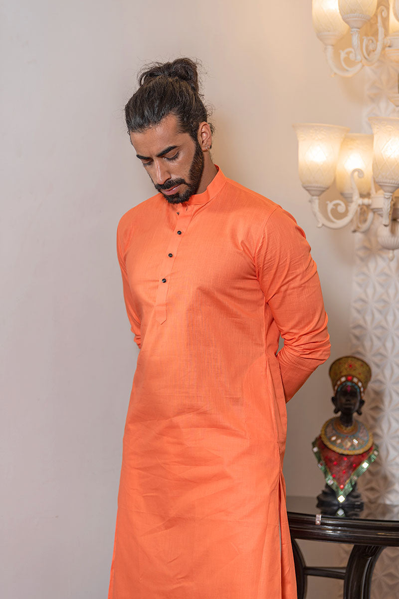 Criss Crossed Striped Kurta