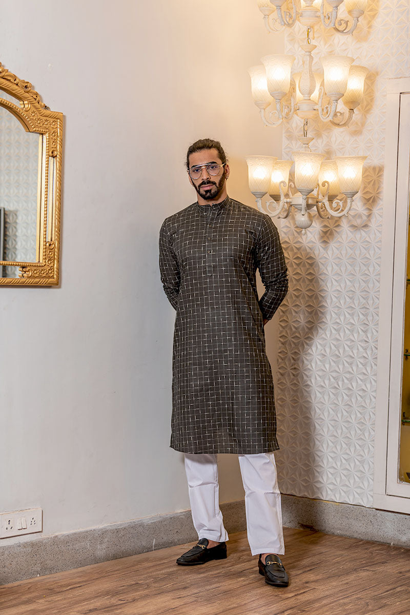 Men's Solid Festive Relaxed Fit Kurta
