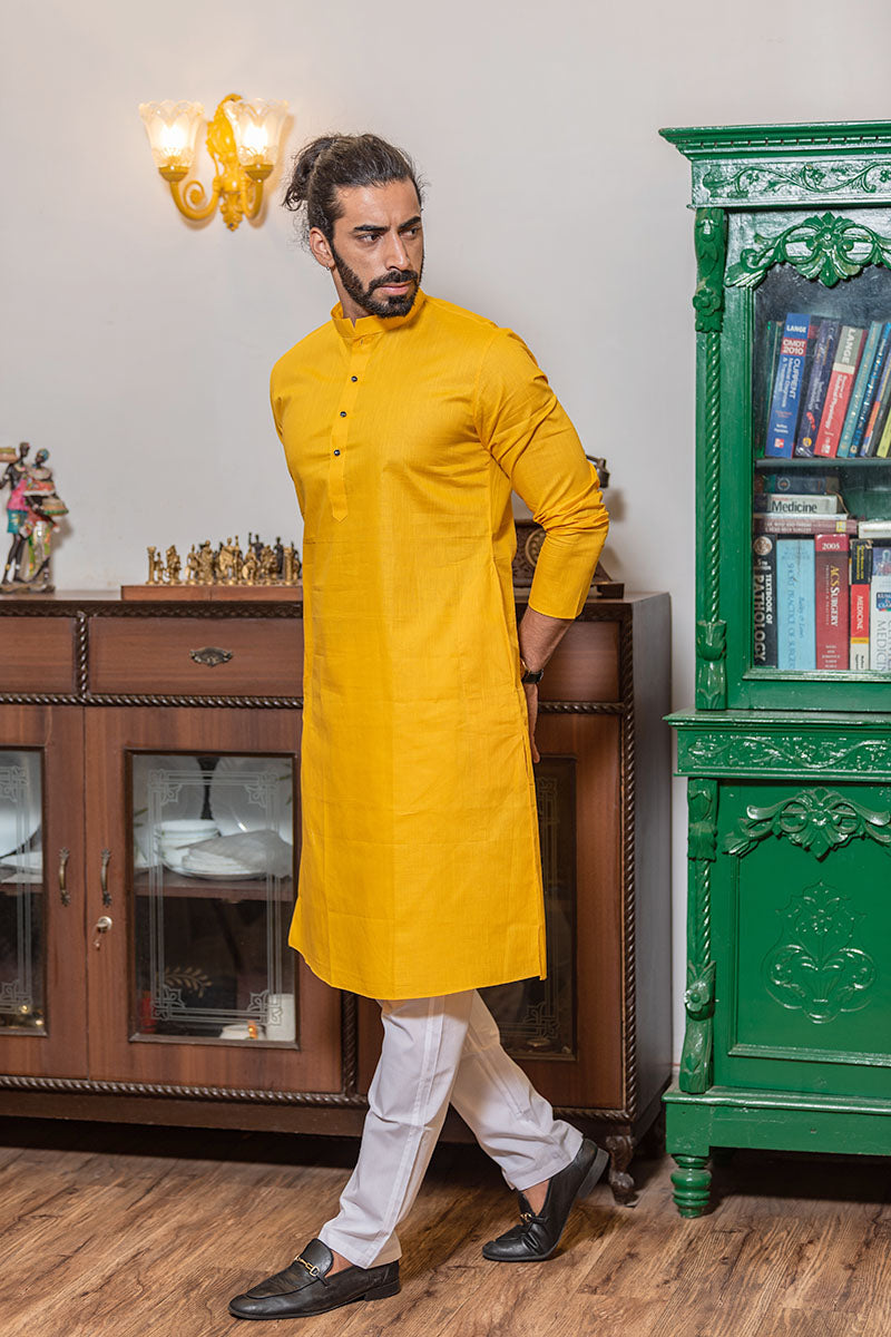 Criss Crossed Striped Kurta