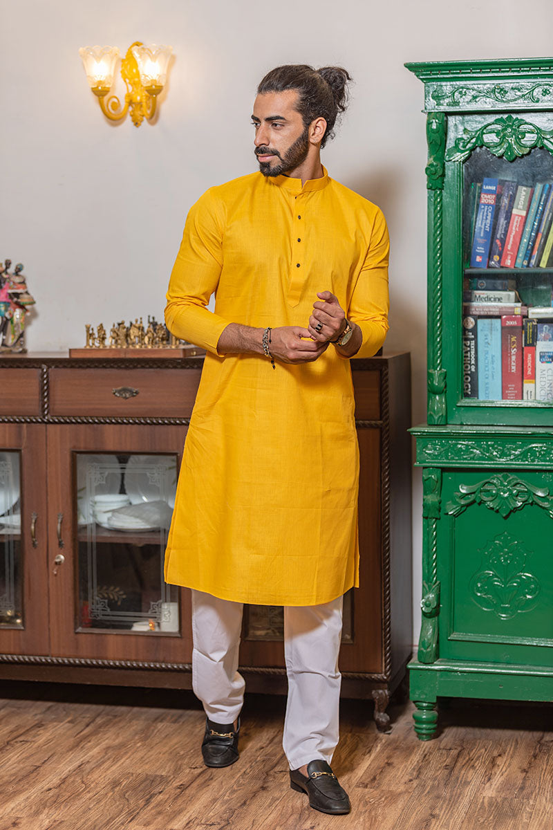 Criss Crossed Striped Kurta