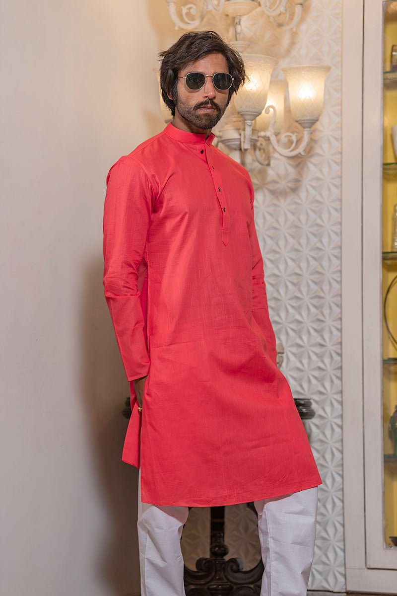 Criss Crossed Striped Kurta