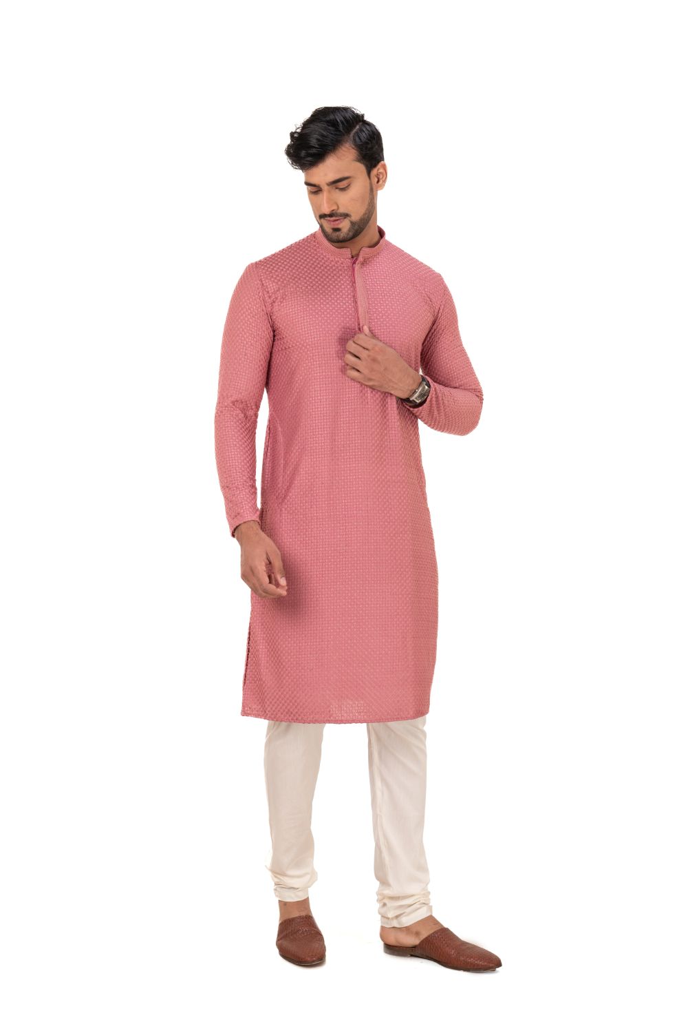 Embroidered Chikankari Kurta