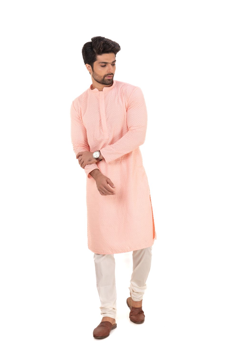 Embroidered Chikankari Kurta