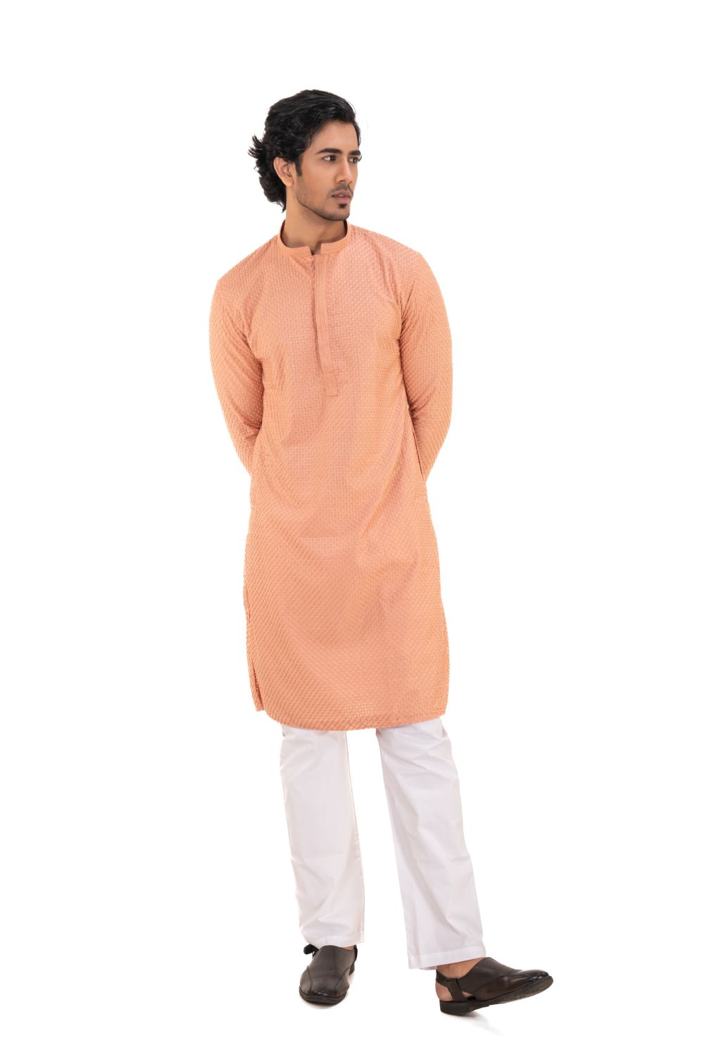 Embroidered Chikankari Kurta