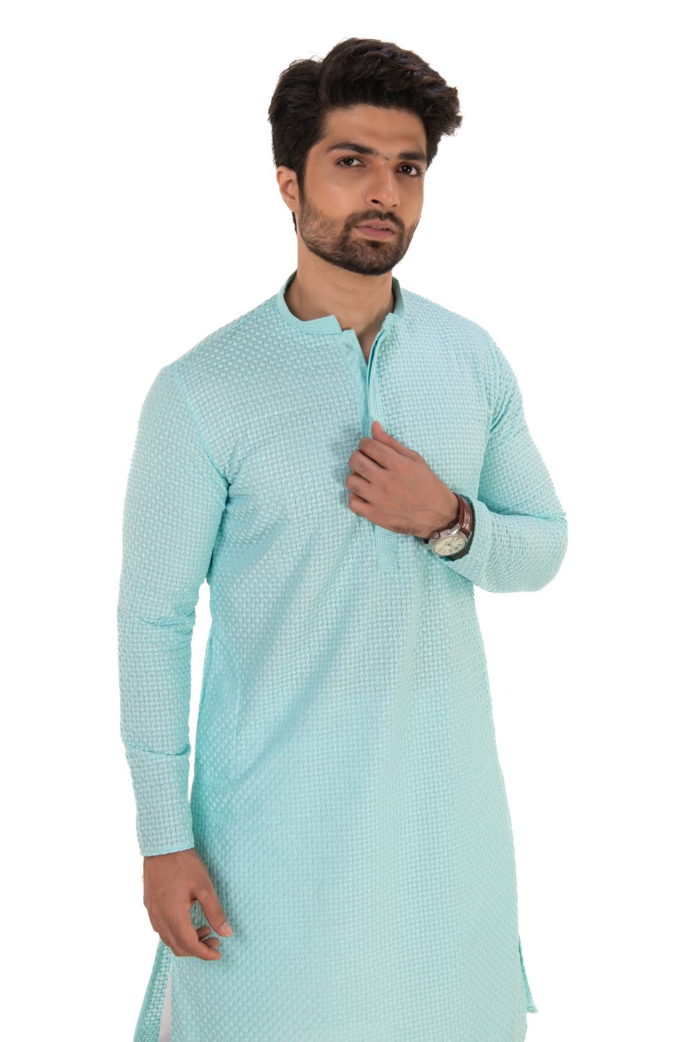 Embroidered Chikankari Kurta