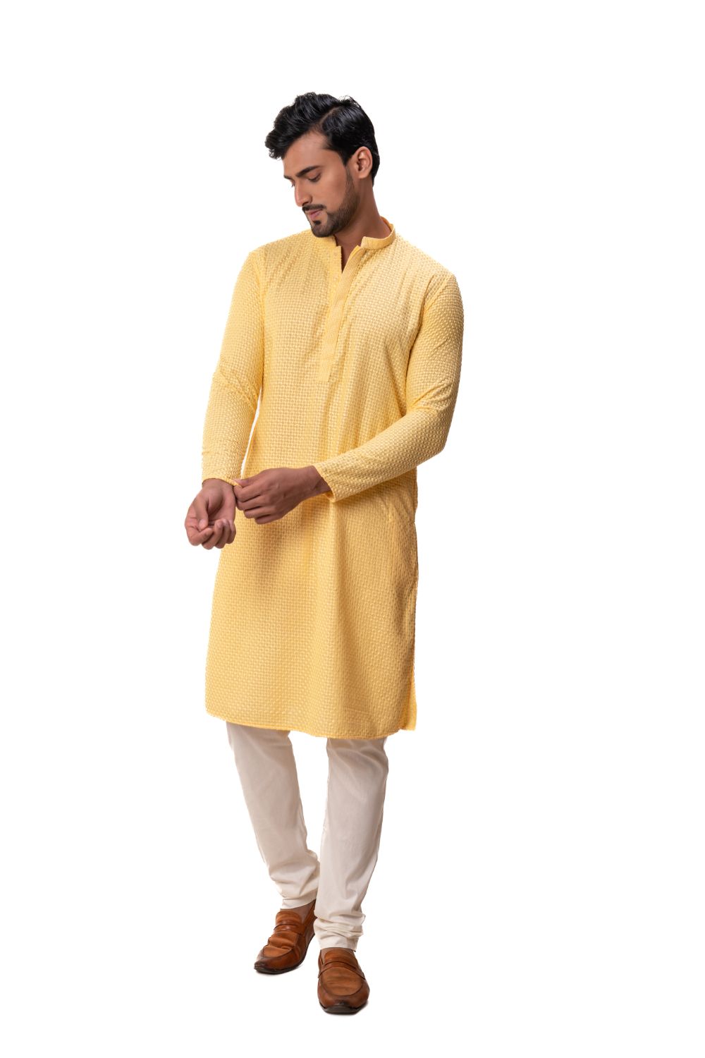 Embroidered Chikankari Kurta