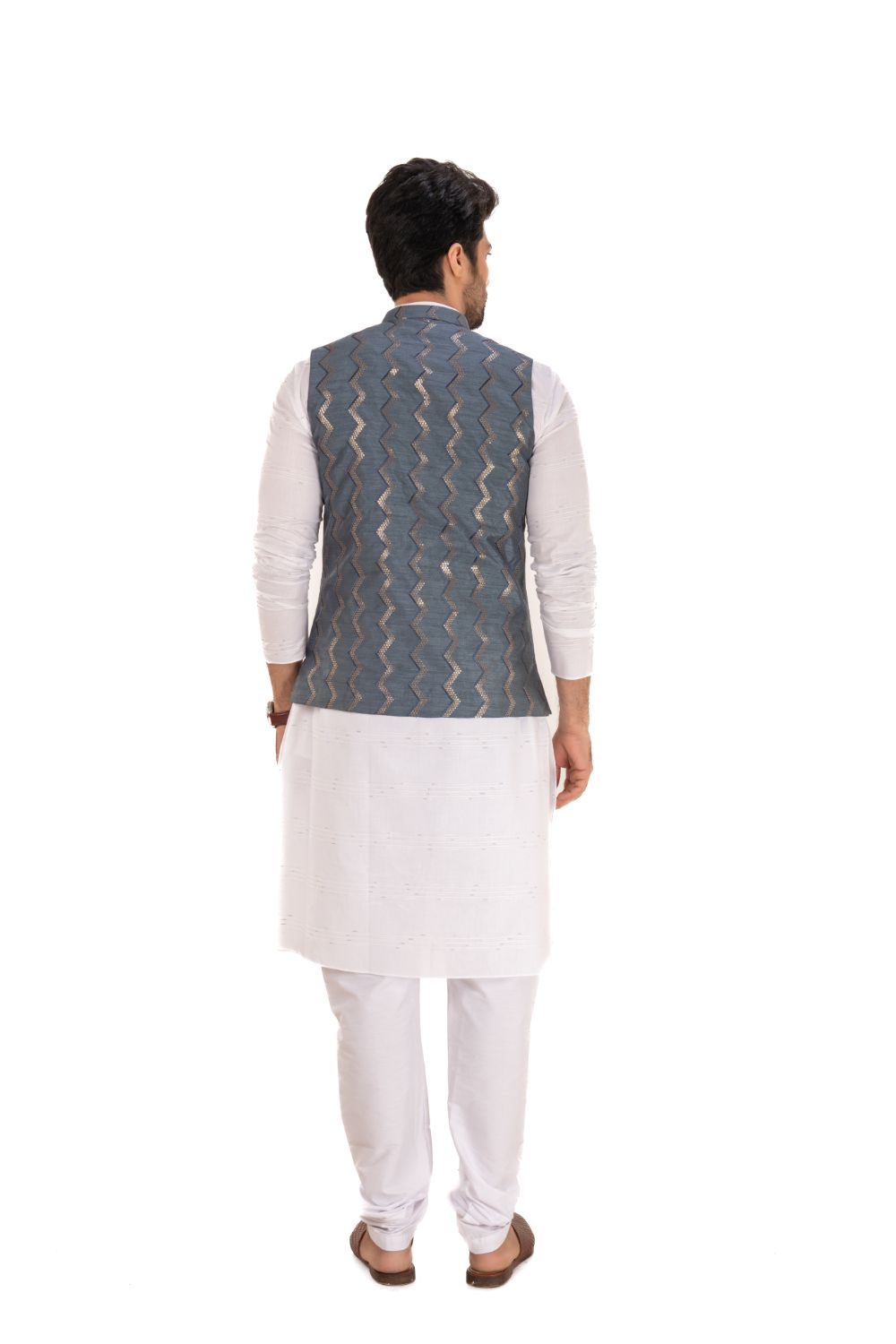 Zig Zag Pattern Nehru Jackets