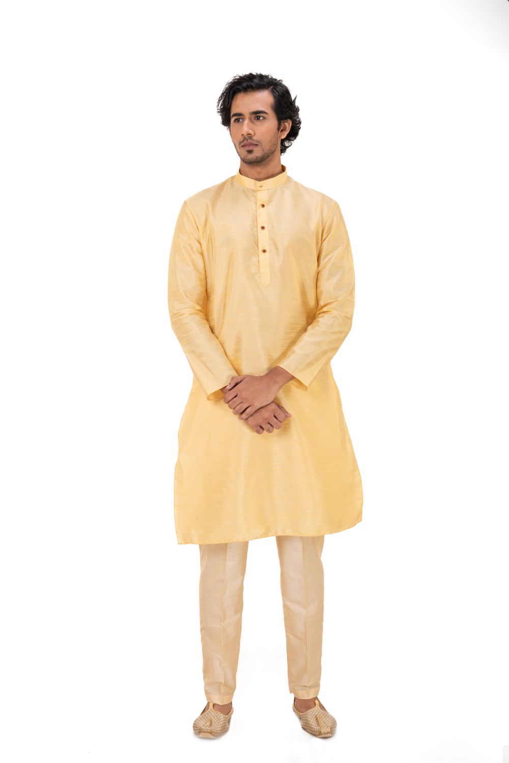 Sequins Embroidered Satin Nehru Jacket