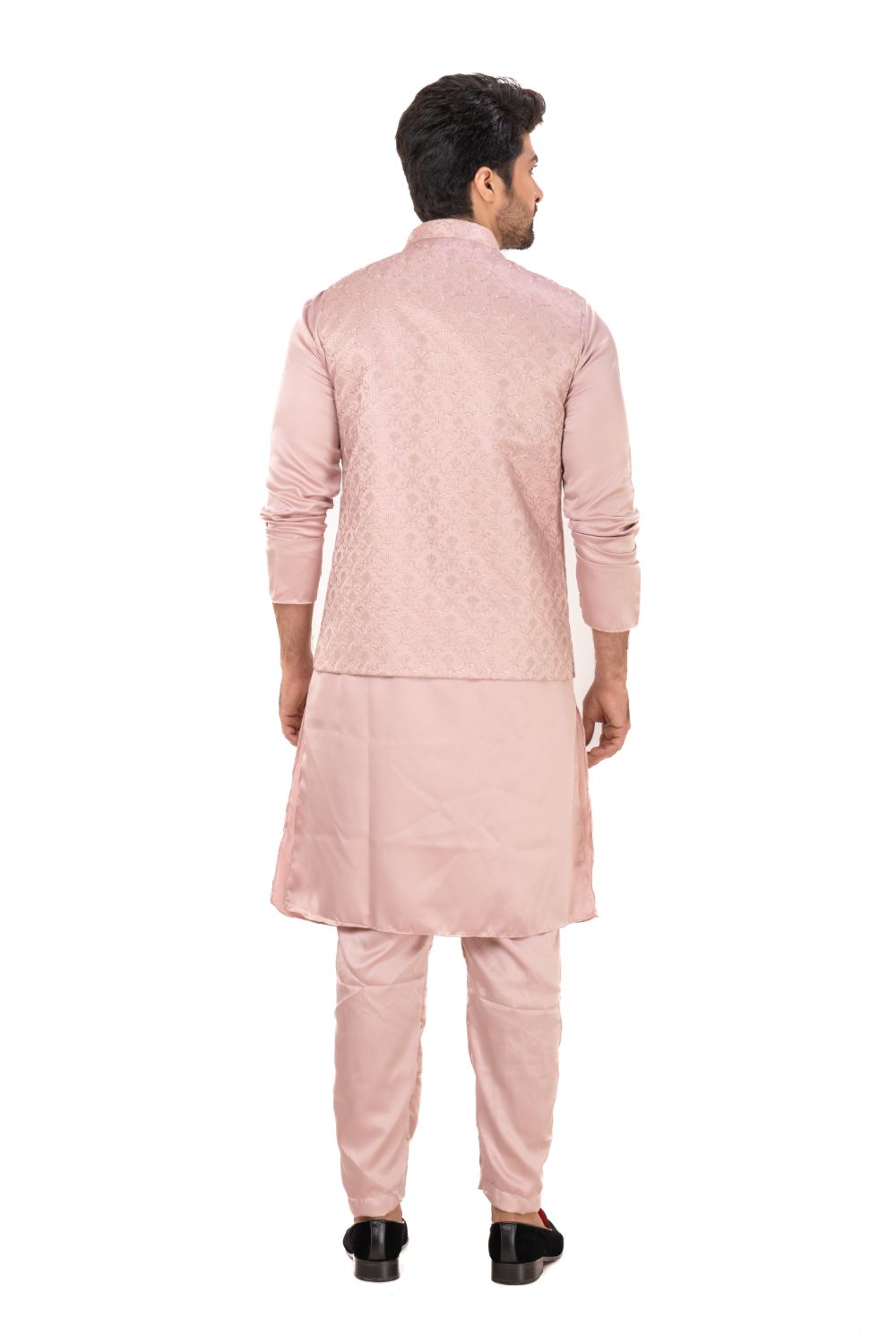 Classic Floral Embroidered Nehru Jacket