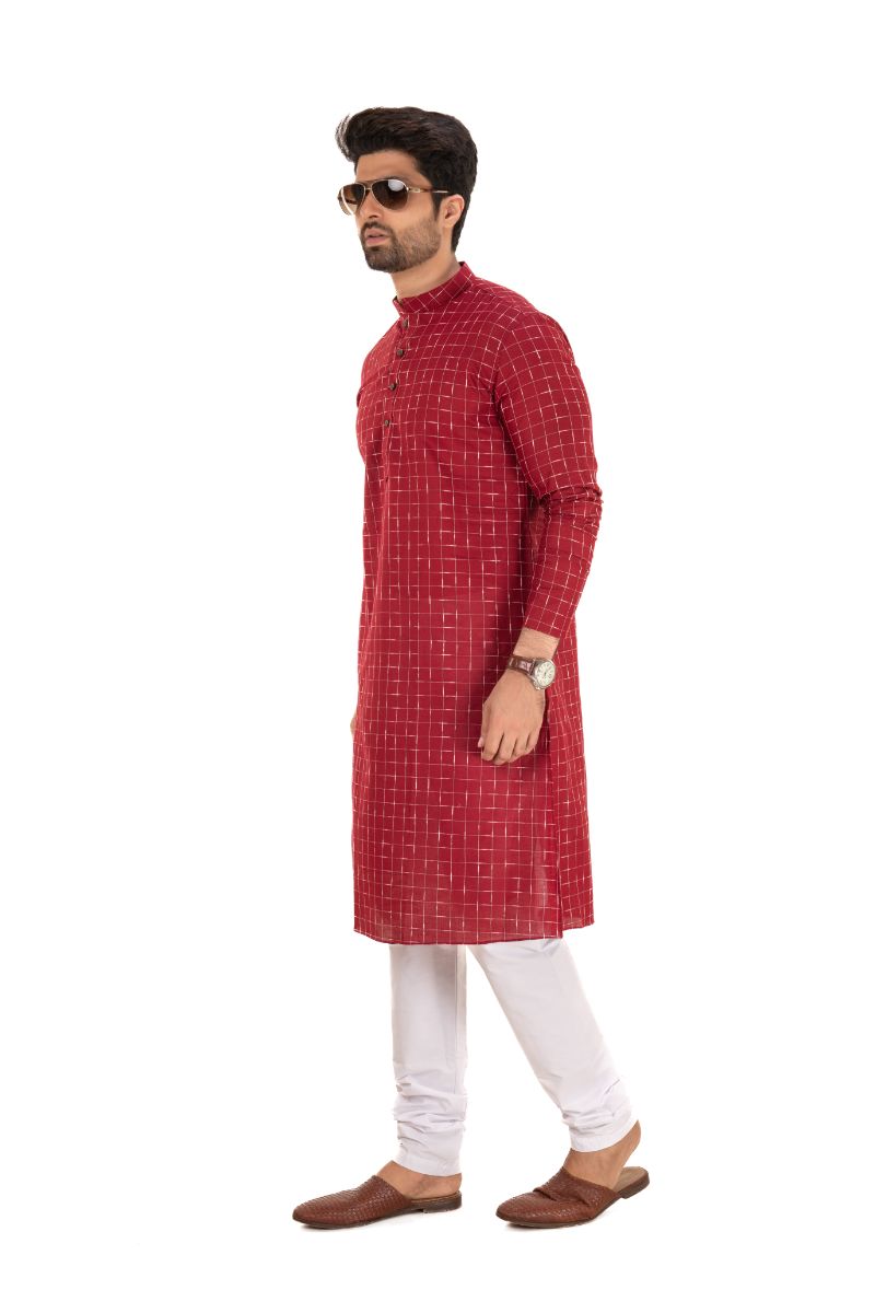 Men's Solid Festive Relaxed Fit Kurta